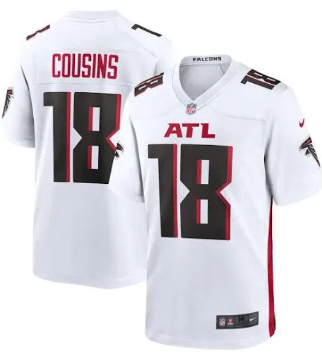 Kirk Cousins Atlanta Falcons white jersey