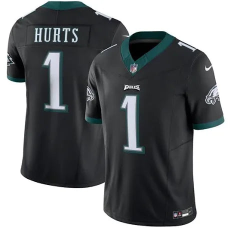 Jalen Hurts Philadelphia Eagles base black jersey