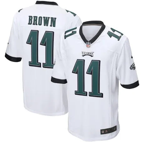 AJ Brown Philadelphia Eagles base white jersey