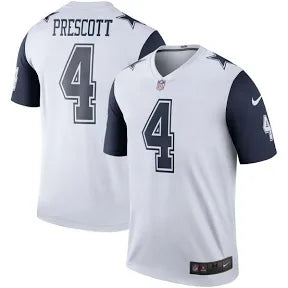 Dak Prescott Dallas Cowboys White alternate jersey