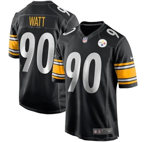 TJ Watt Pittsburgh Steelers black jersey