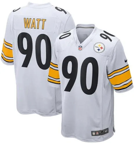 TJ Watt Pittsburgh Steelers white jersey