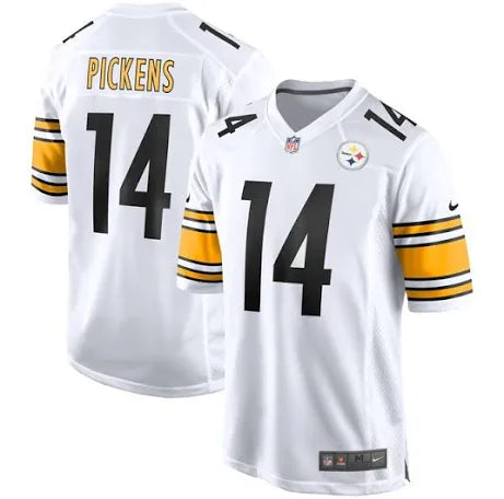 George Pickens Pittsburgh Steelers white jersey