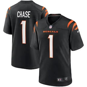 Ja’Marr Chase Cincinnati Bengals black jersey