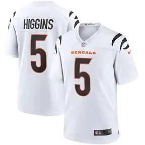 Tee Higgins Cincinnati Bengals white alternate jersey