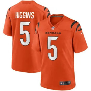 Tee Higgins Cincinnati Bengals orange jersey