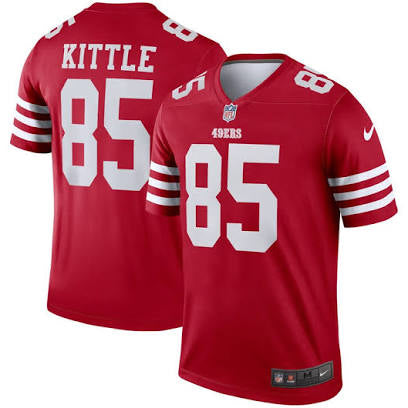 George Kittle San Francisco 49ers red jersey