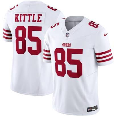 George Kittle San Francisco 49ers white jersey