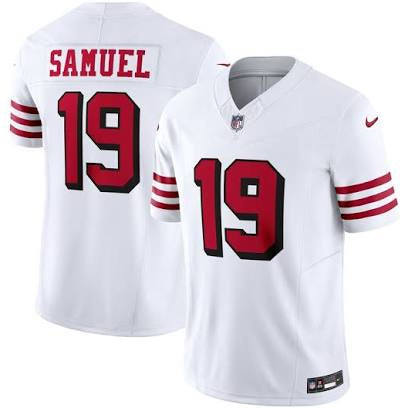 Deebo Samuel San Francisco 49ers white jersey