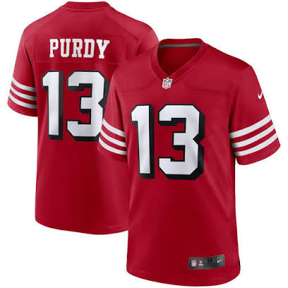 Brock Purdy San Francisco 49ers red jersey