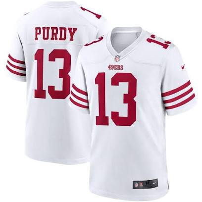 Brock Purdy San Francisco 49ers white jersey