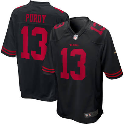 Brock Purdy San Francisco 49ers black jersey