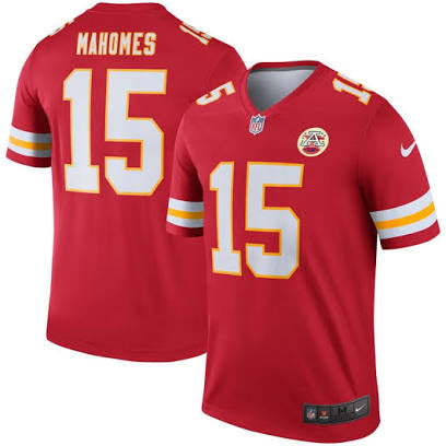 Patrick Mahomes Kansas City Chiefs red jersey