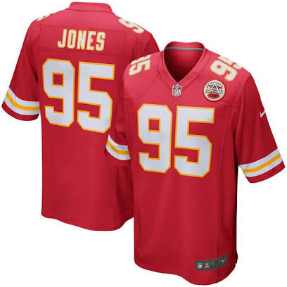 Chris Jones Kansas City Chiefs red jersey