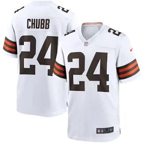 Nick Chubb Cleveland Browns white jersey