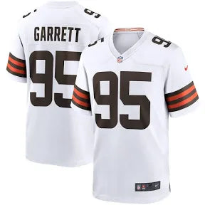 Myles Garrett Cleveland Browns white jersey