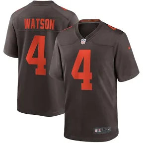 Deshaun Watson Cleveland Browns brown and orange jersey