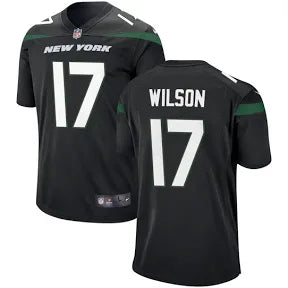 Garrett Wilson New York Jets black jersey