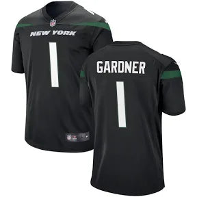 Sauce Gardner New York Jets black jersey