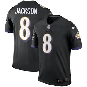 Lamar Jackson Baltimore Ravens black jersey