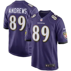 Mark Andrews Baltimore Ravens purple jersey