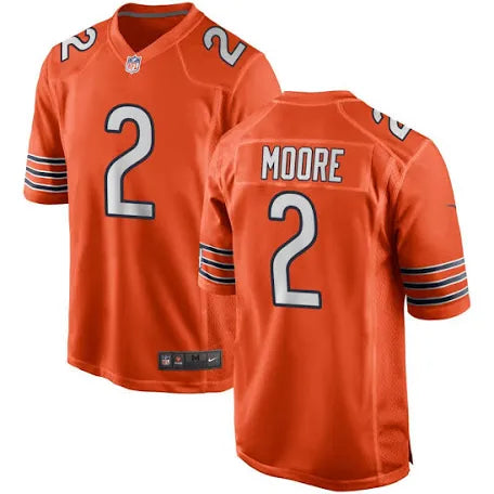 DJ Moore Chicago Bears orange jersey