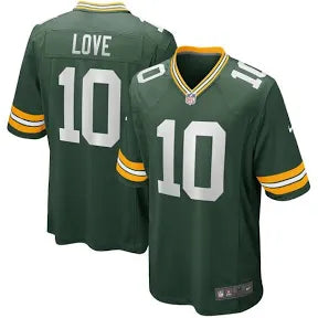 Jordan Love Green Bay Packers Green jersey