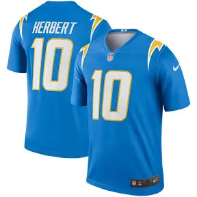 Justin Herbert Los Angeles Chargers powder blue jersey