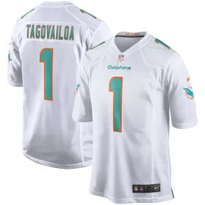 Tua Tagovailoa Miami Dolphins white jersey