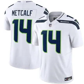 DK Metcalf Seattle Seahawks white jersey