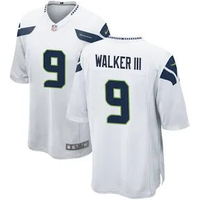 Kenneth Walker lll Seattle Seahawks white jersey