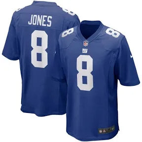 Daniel Jones New York Giants blue jersey