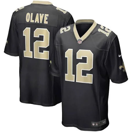 Chris Olave New Orleans Saints black jersey