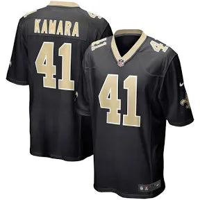 Alvin Kamara New Orleans Saints black jersey