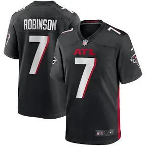 Bijan Robinson Atlanta Falcons black jersey