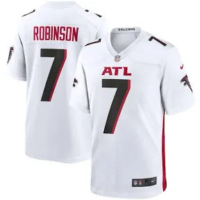 Bijan Robinson Atlanta Falcons white jersey