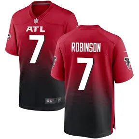 Bijan Robinson Atlanta Falcons red jersey