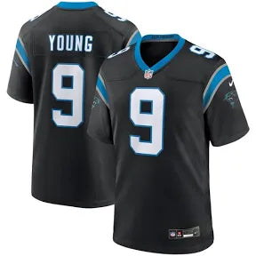 Bryce Young Carolina Panthers black jersey