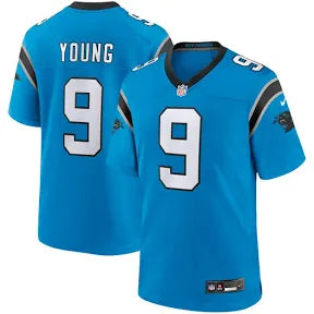 Bryce Young Carolina Panthers light blue jersey