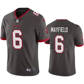 Baker Mayfield Tampa Bay Buccaneers gray jersey