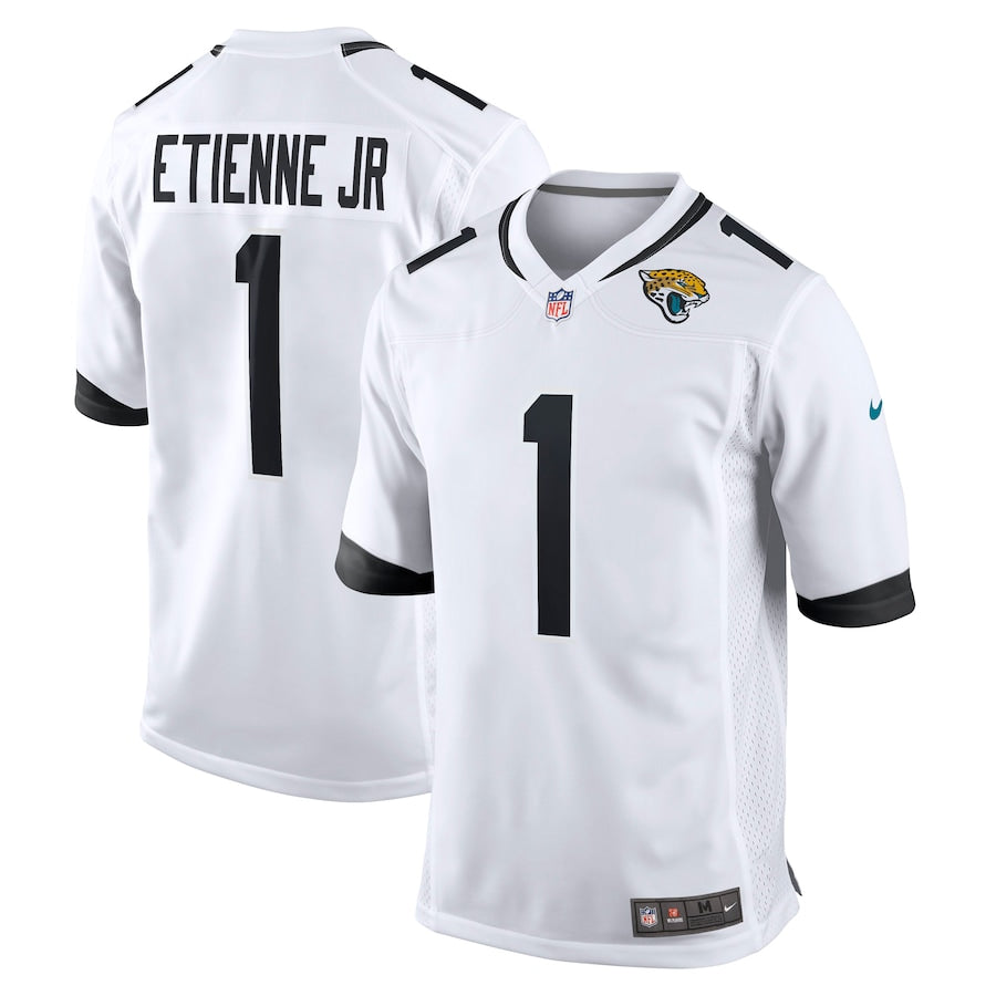 Travis Etienne Jr. Jacksonville Jaguars white jersey