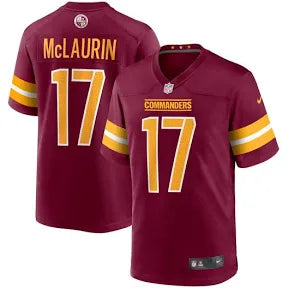 Terry Mclaurin Washington Commanders burgundy jersey