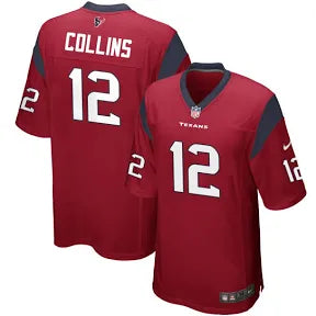 Nico Collins Houston Texans red jersey