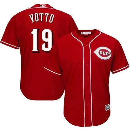 Joey Votto Cincinnati Reds red alternate jersey