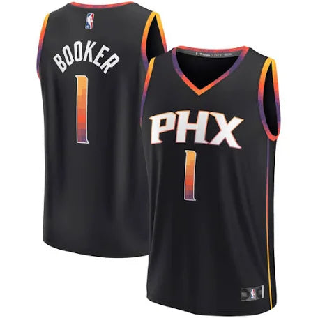 Devin Booker Phoenix Suns black jersey