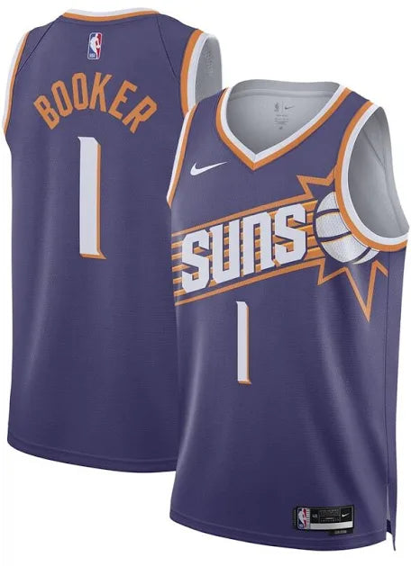 Devin Booker Phoenix Suns purple jersey