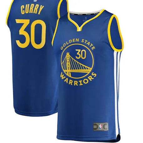 Stephen Curry Golden State Warriors blue jersey