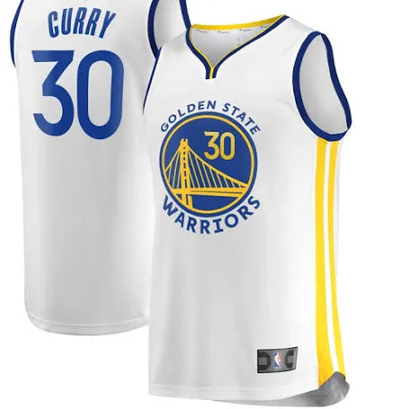 Stephen Curry Golden State Warriors white jersey