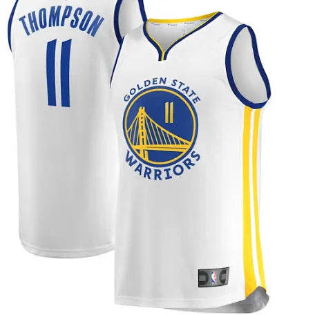 Klay Thompson Golden State Warriors white jersey