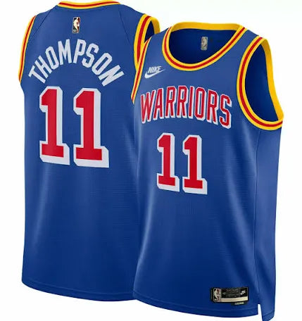 Klay Thompson Golden State Warriors classic blue jersey